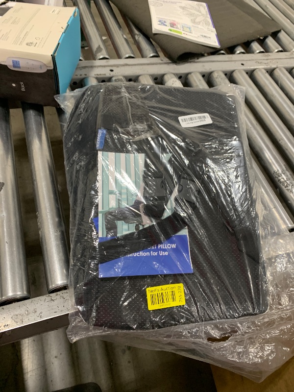 Photo 1 of Lumbar Support Pillow for Office Chair Car Back Support Pillow, Memory Foam Gaming Chair Desk Chair Back Cushion for Lower Back Pain Relief, Ergonomic Back Rest with Double Adjustable Straps