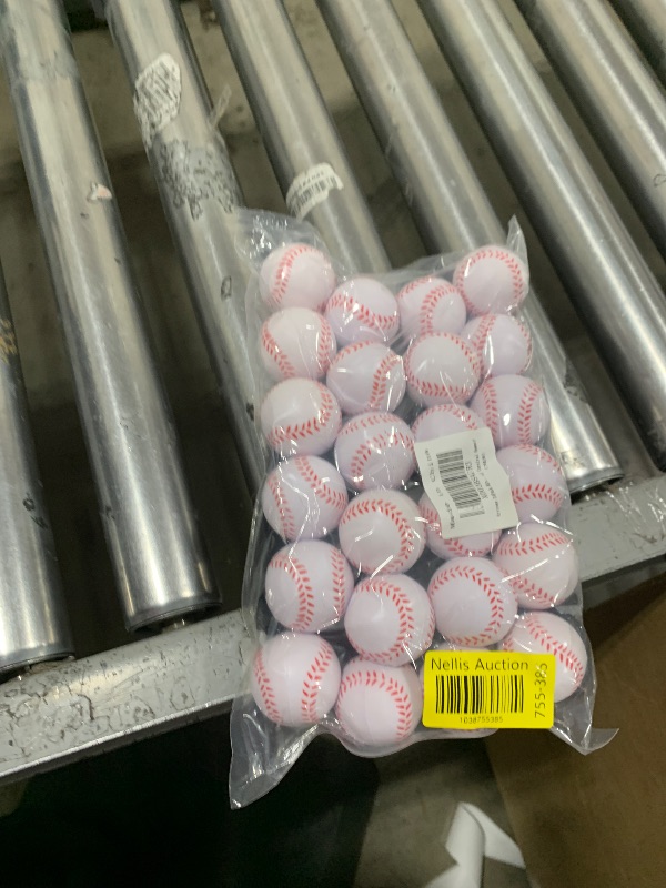 Photo 1 of Erinnmy 24Pack Mini Baseball,Small Foam Baseball Stress Ball,Mini Sports Stress Balls,1.6 Inch Mini Baseballs for Kids,Mini Foam Sports Ball,Sports Theme Party Favors School Carnival Reward