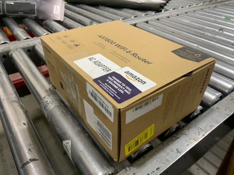 Photo 1 of NETGEAR 4-Stream WiFi 6 Router (R6700AX) – Security Features, AX1800 Wireless Speed (Up to 1.8 Gbps), Covers up to 1,500 sq. ft., 20 devices