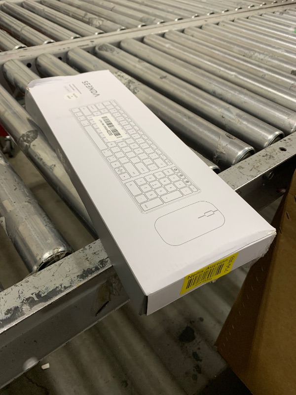 Photo 1 of Wireless Bluetooth Keyboard and Mouse for Mac, Multi-Device Rechargeable Slim Keyboard and Mouse Stainless Steel Full Size, Compatible with MacBook Pro/Air, iPad, iMac - Space Gray