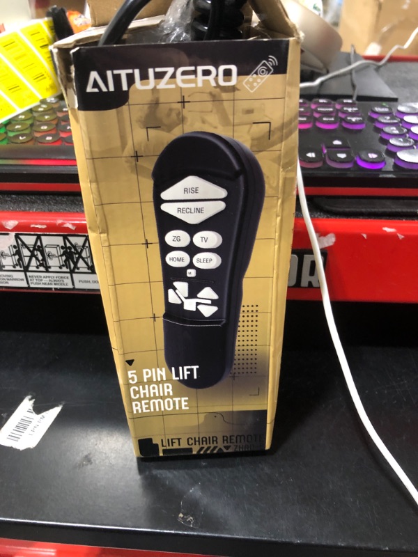 Photo 1 of ZKAD-5 5 Pin Lift Chair Remote Only Fit for 2 Motors Golden and Ultra Comfort Chairs with 11 Button(Include SIT or Home, Not Twilight) Remote, Recliner Hand Control Part 5-Years Free Replacement
