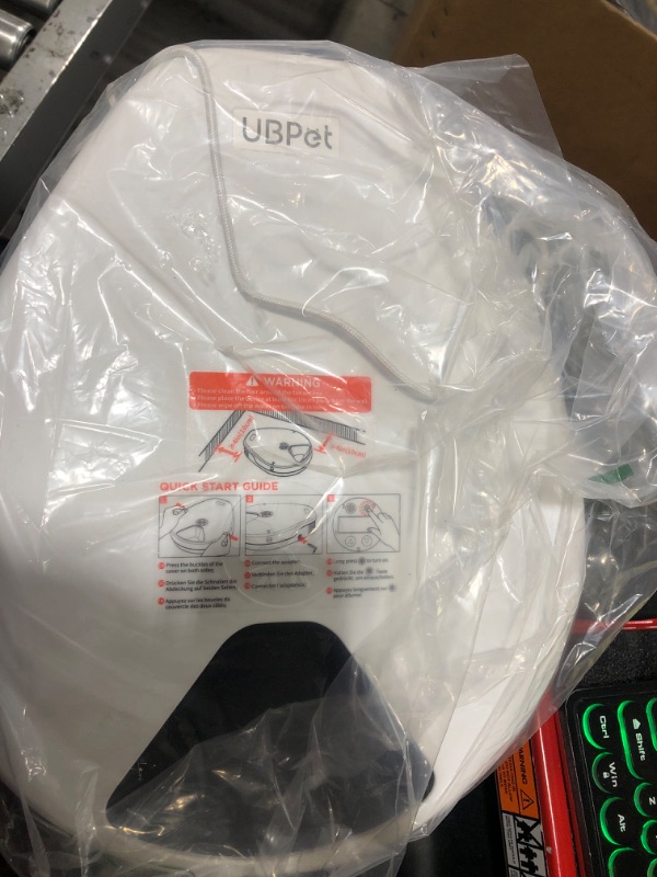 Photo 1 of UBPET F10 Automatic Cat Feeder Wet Food, Semiconductor Cooling 5 Meal Timed Meat Dispenser, 24-Hour Freshness 3 Cooling Modes, Dry and Wet Food Automatic Feeder for Cats and Dogs