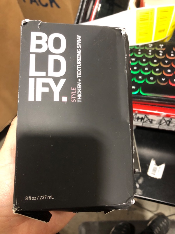 Photo 1 of Boldify Hair Thickening Spray - Volume Booster - Stylist-Recommended Texture Spray for Hair Women & Men - 8oz