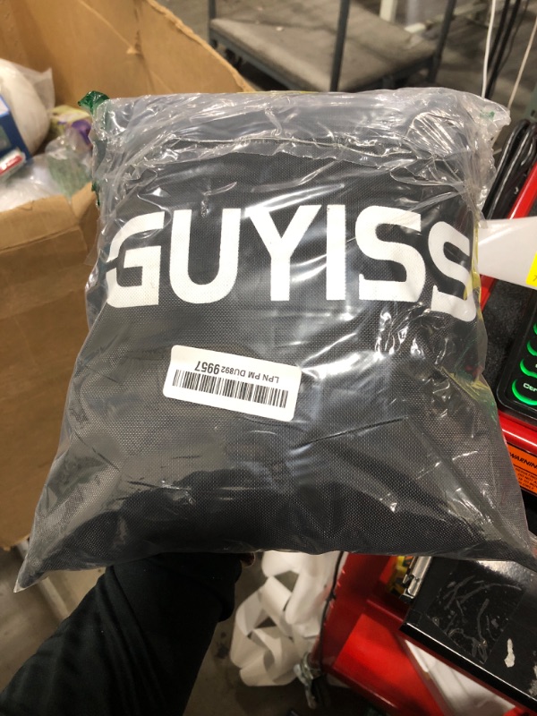 Photo 1 of GUYISS Generator Covers, 28×20×20 inch Running Generator Cover, 900D+210D 100% Waterproof And Tear-resistant Oxford Cloth. Fits Most 3000-4500 Watt Generators. Black