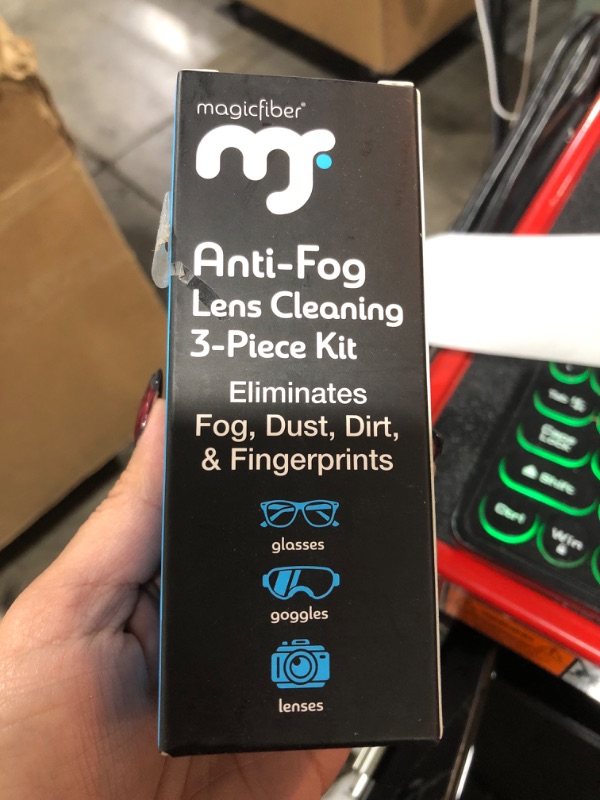 Photo 1 of MagicFiber Anti Fog Cleaning Kit for Glasses, Swim Goggles, Snorkel Masks, Ski Goggles & More Anti Fog Spray