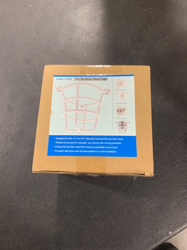 Photo 1 of Happy Tree (2 Pack) White Fire Sprinkler Head Guard Cover Cage Protector for Both 1/2" & 3/4" Fire Head for Protecting Flush Mount & Side Wall & Pendent Head Fire Sprinkler Covers for Ceiling