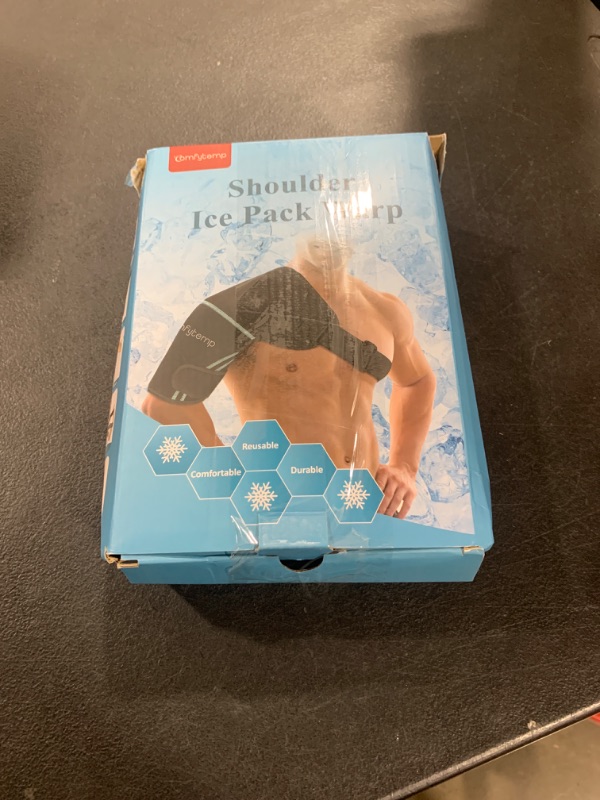 Photo 1 of Comfytemp Shoulder Ice Pack Wrap, FSA HSA Eligible, Shoulder Brace with Gel Ice Pack for Injuries Reusable, Physical Therapy Cold Compression Sleeve for Arm Rotator Cuff Pain Relief, Surgery Recovery