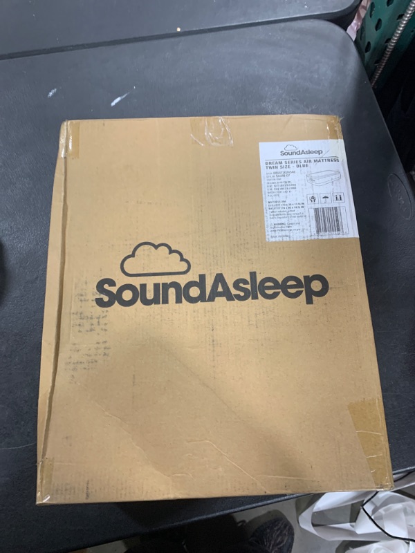 Photo 1 of SoundAsleep Dream Series Luxury Air Mattress with ComfortCoil Technology & Built-in High Capacity Pump for Home & Camping- Double Height, Adjustable, Inflatable Blow Up, Portable - Twin Size