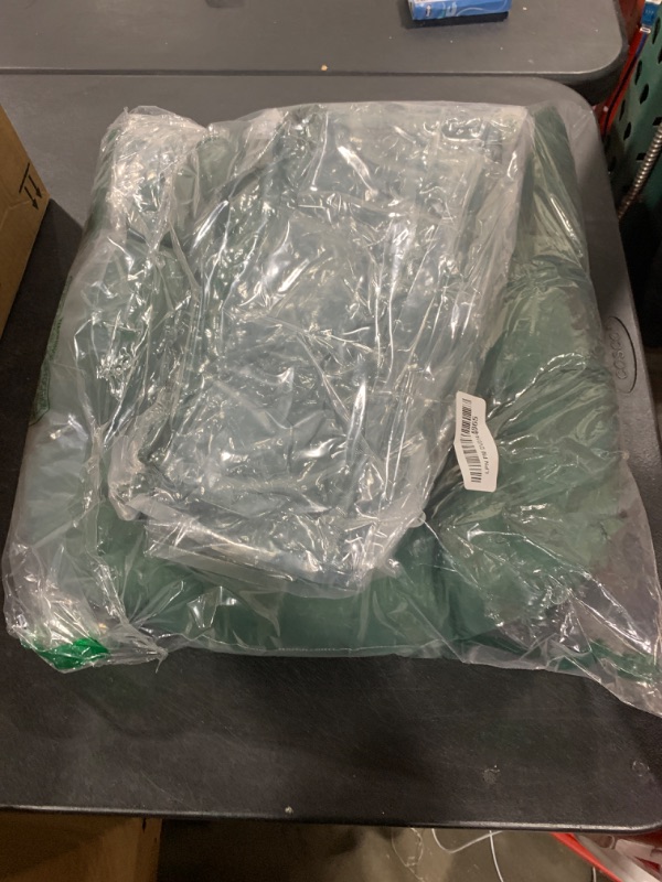 Photo 1 of Eoieov Outoor Patio Seat Cushions Dark Green,2 Count Indoor/Outdoor Rocking Chair Cushion Set Thickened Waterproof Patio Chair Pad,19 * 19in