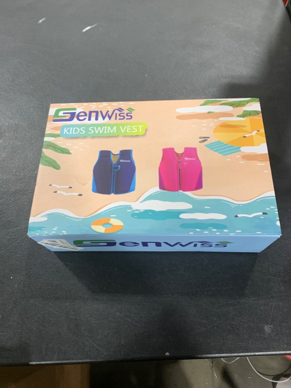 Photo 1 of Toddler Girl Swim Vest - Genwiss Baby Swim Vest for Age 3-4 Years Child Kids Fit 28-38 lbs,Size Medium, Pink