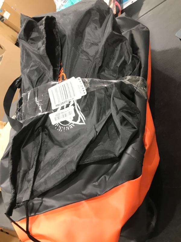 Photo 1 of Asinking Car Roof Bag Rooftop top Cargo Carrier Bag 21 Cubic feet Waterproof for All Cars with/Without Rack, Includes Anti-Slip Mat, 10 Reinforced Straps, 6 Door Hooks, Luggage Lock