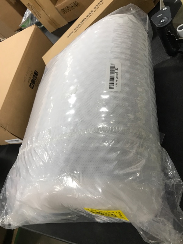 Photo 1 of Cool Gel Cooling Memory Foam Pillow for Sleeping, Standard Size Cooling Pillow for Hot Sleepers, Reversible Ergonomic Design, Pressure Relief, Spine Alignment, Side, Back Contouring Support