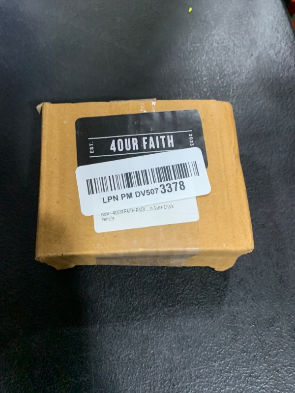 Photo 1 of 4OUR FAITH PACK OF 30 (200 grms) India’s Best Edible Slate Pencils/Slate Bars White Pencils/Natural Limestone Slate Chalk Pencils/Earthy Goodies Edible Thin Slate Chalk Pencils
