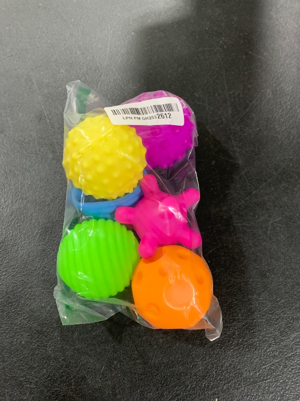 Photo 1 of Ynanimery 6 Pack Sensory Balls for Toddlers 1-3, Sensory Baby Toys 6-12 Months, Infant Squeeze Sensory Toys Soft Multi Ball Set Gifts with Bright Color Textured