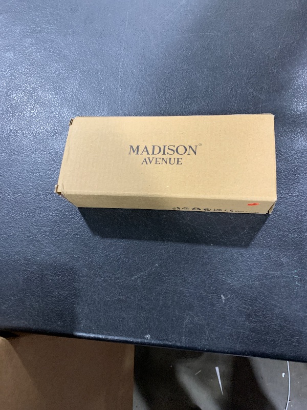 Photo 1 of Madison Avenue Square Vintage TR90 Blue Light Blocking Reading Glasses for Women with Case, Anti Glare/Eyestrain Computer Readers Transparent Brown 2.5