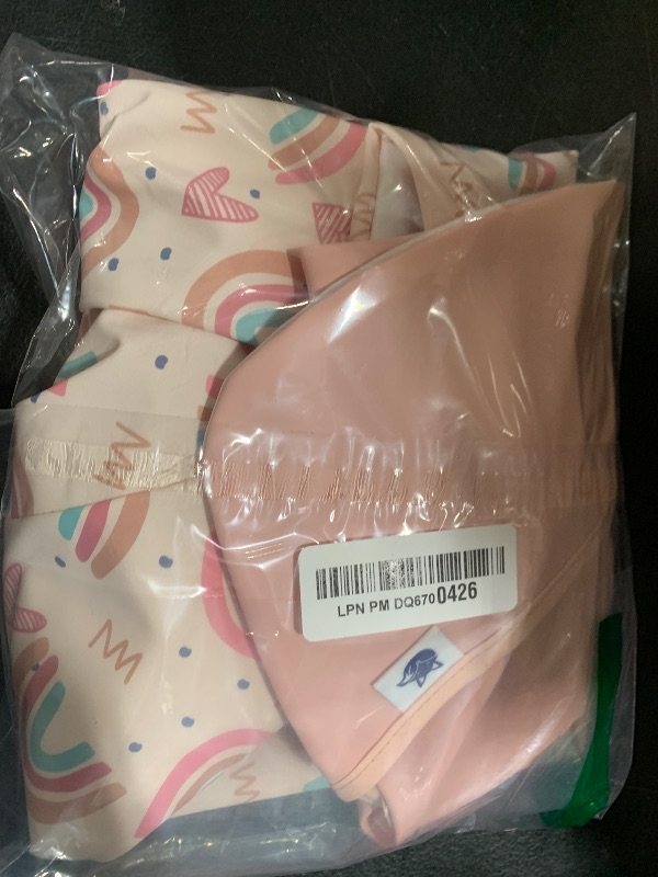 Photo 1 of SPINFOX 2 Pack Easy Clean Long Sleeve Bib, Soft Mess Proof Baby Smock Bib for Eating, Waterproof Toddler Baby Feeding Bibs Shirt with Food Catcher Pocket for Girl 6-24 Months (Pink Rainbow Sleeved)