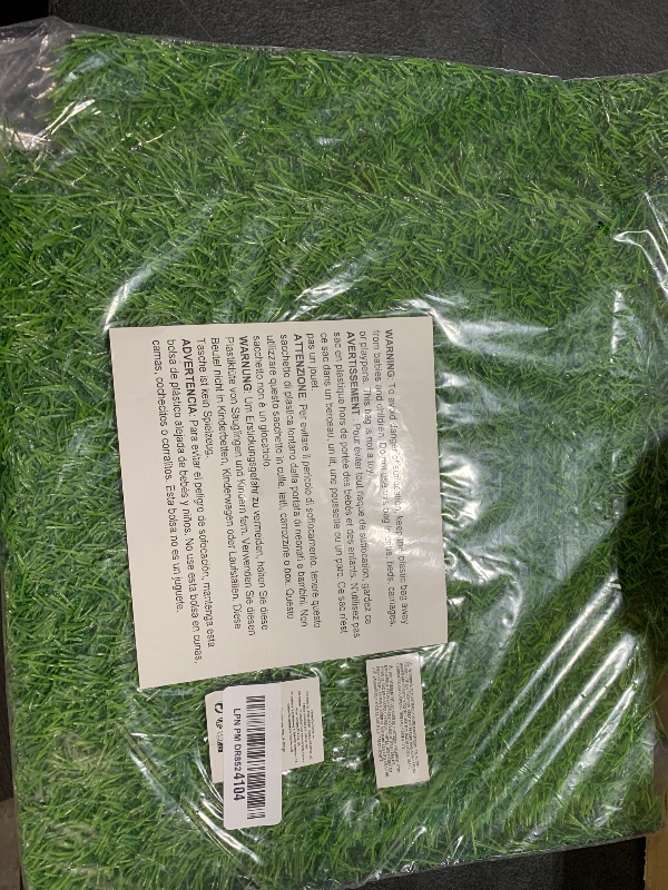 Photo 1 of Juvale 4-Pack Non-Slip Artificial Grass Tiles for Indoor & Outdoor Use | 12x12-0.25 in Thick Mats | Easy to Clean & Durable, Soft Like Natural Lawn | Safe for Kids & Pets | Patio, Floor & Wall Decor