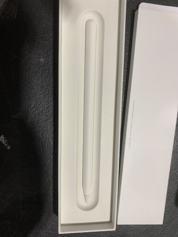 Photo 1 of Apple Pencil (2nd Generation): Device Compatibility Check Required - Pixel-Perfect Precision, Perfect for Note-Taking, Drawing, and Signing documents. Attaches, Charges, and Pairs magnetically.