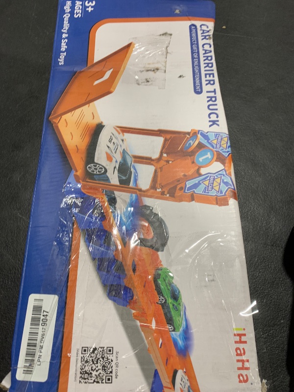 Photo 1 of IHAHA 78 inches Transport Truck with 24pcs Die-Cast Cars Toys, Cars Toddler Toys Gifts for 2 3 4 5 6 7 Years Old Boys Girls Kids, Boys Toys Age 3-5 4-7