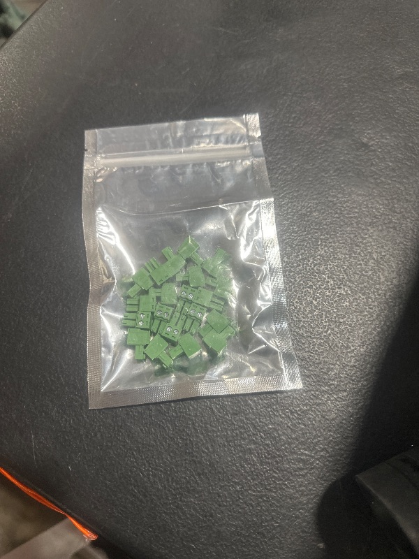 Photo 1 of Cermant 20 pcs 2 Pin KF2EDG 3.81mm/0.15" Pitch Pluggable PCB Angle Screw Terminal Block Plug Connector Socket Panel Mount DIY