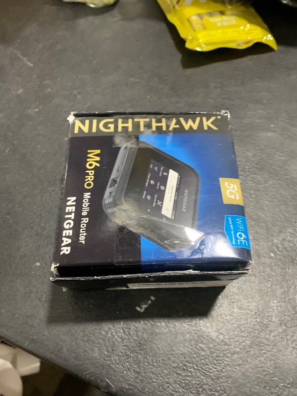 Photo 1 of NETGEAR Nighthawk M6 Pro Mobile Hotspot 5G mmWave, 8Gbps, Unlocked, AT&T & T-Mobile, International Roaming, Portable WiFi Device for Travel, 5G Modem Wireless Router (MR6500) (Renewed)