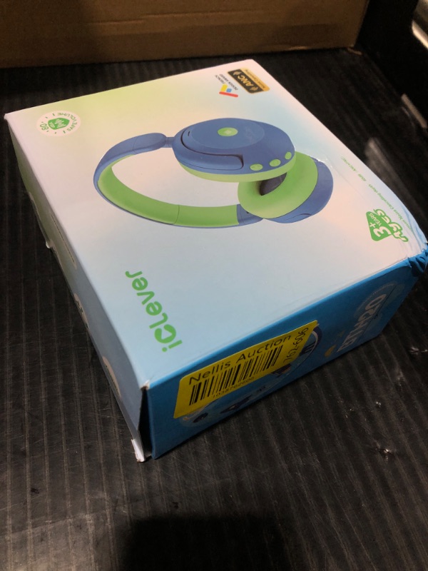 Photo 1 of iClever BTH20 Active Noise Cancelling Headphones for Kids, 60H Play Time,Type C Fast Charging, Safe Volume 80dBA, Bluetooth5.4, Award-Winning Kids Headphones Wireless for iPad Tablet Airplane, Blue