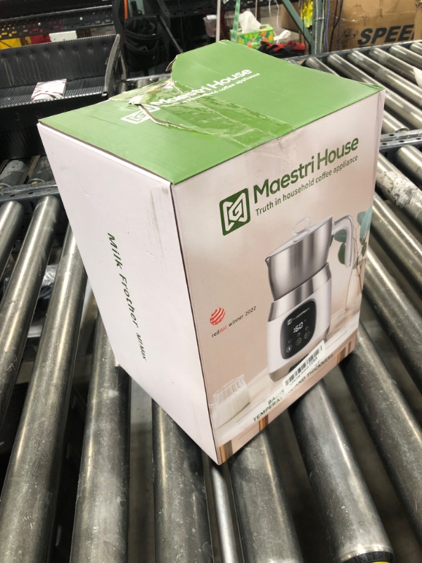 Photo 1 of Maestri House Milk Frother, 21OZ Variable Temp and Froth Thickness Milk Frother and Steamer, Smart Touch Control Milk Warmer, Dishwasher Safe, Memory Function for Latte Cappuccino Hot Chocolate