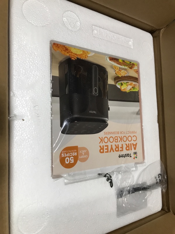Photo 1 of Tastee Ceramic Air Fryer, 8-in-1 Compact 5.5QT AirFryers, 450°F Digital Airfryer Dehydrator with Smart Probe, 24 Presets One-touch Cooking, In-app Recipes with Window, Dishwasher-safe & Non-stick