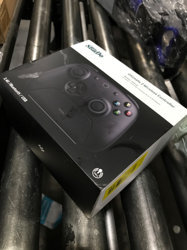 Photo 1 of 8BitDo Ultimate 2 Wireless Controller for Windows & Android, Gaming Controller with TMR Joysticks, Switchable Hall Effect/Tactile Triggers, RGB Fire Ring, 8Speed Wireless Tech, Black
