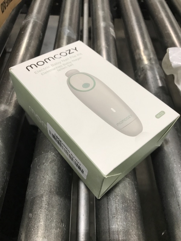Photo 1 of Momcozy Baby Nail File Electric, Gentle Baby Nail Trimmer Electric Rechargeable, Baby Nail Clipper Electric, 7 Grinding Head Replacement Pads