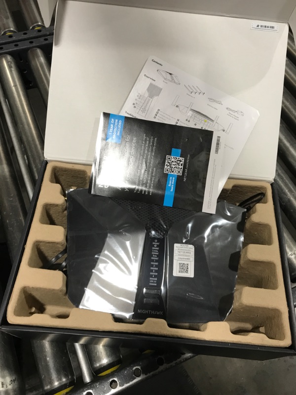 Photo 1 of NETGEAR Nighthawk 6-Stream Dual-Band WiFi 6 Router (RAX54S) – Security Features, AX5400 Wireless Speed, Up to 5.4 Gbps, Covers up to 2,500 sq. ft., 25 Devices - 1-Year Armor Subscription Included