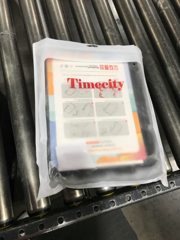 Photo 1 of Timecity Protective Case for iPad Pro 12.9 inch 6th/ 5th/ 4th/ 3rd Generation, with Strong Protection, Screen Protector, Hand/Shoulder Strap, Rotating Stand, Pencil Holder - Black