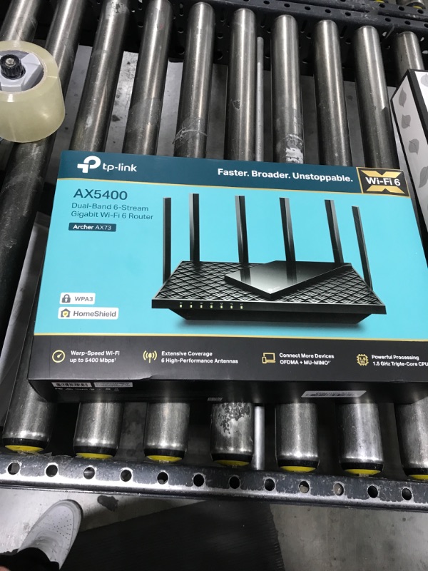 Photo 1 of TP-Link AX5400 WiFi 6 Router (Archer AX73)- Dual Band Gigabit Wireless Internet Router, High-Speed ax Router for Streaming, Long Range Coverage