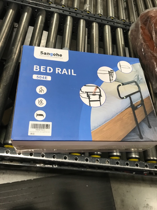 Photo 1 of Sangohe Heavy Duty Bed Rail for Senior & Elderly and People Falling Out of Bed - Foldable Bed Assist Handle - 504E