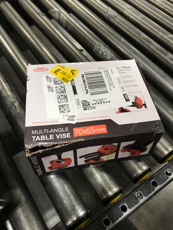 Photo 1 of Table Vise,Vices For Workbench Mini 360° Rotating Clamp Vise Heavy Duty Double Swivel Rotating Vise,Adjustable 70mm Jaw Width Vise Multi Purpose Pipe Vise Bench Vices for Woodworking,Welding