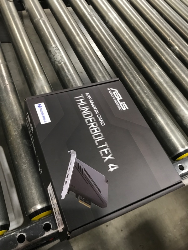 Photo 1 of ASUS ThunderboltEX 4 with Intel® Thunderbolt™ 4 JHL 8540 Controller, 2 USB Type-C Ports, up to 40Gb/s bi-Directional Bandwidth, DisplayPort 1.4 Support, up to 100W Quick Charge, Black