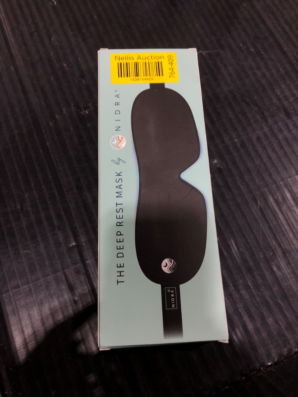 Photo 1 of Nidra Sleep Mask, Contoured Blackout Sleeping Mask, for Men & Women - Standard Size, Black