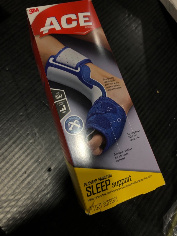 Photo 1 of ACE Plantar Fasciitis Sleep Support, Helps Relieve Symptoms of Plantar Fasciitis, One Size Fits Most, Blue