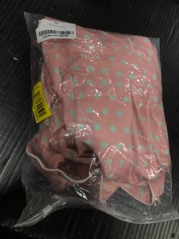 Photo 1 of Wellwits Women's Polka Dots 1950s Vintage Blazer Cocktail Dress Summer Pink M