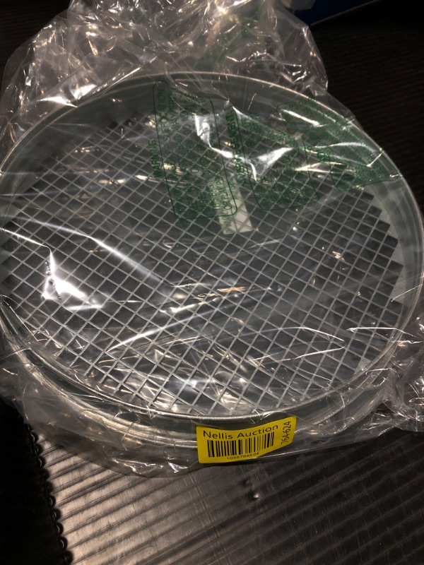 Photo 1 of Vent Systems 12" Metal Tee Cap with Mesh. Galvanized Steel End Cap. Dryer Vent Cover. Dryer Duct End Cap with Galvanized Steel Screen. 8In Steel End Cap. Steel Plug 12 Inch. Round Metal Duct Fitting.