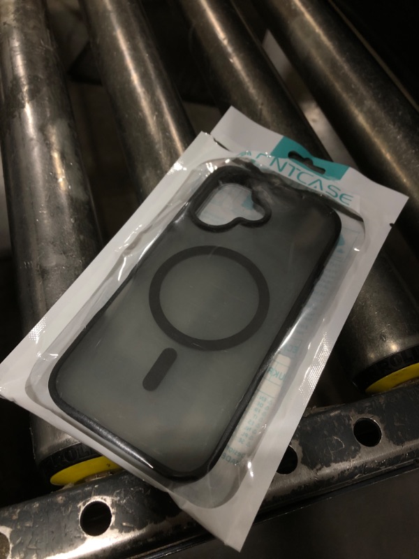 Photo 1 of FNTCASE for iPhone 16 Phone Case: Magnetic Translucent Matte Shockproof Slim Cell Phone Cover - Military Grade Drop Proof Hard Back Anti-Fingerprint Protective Case