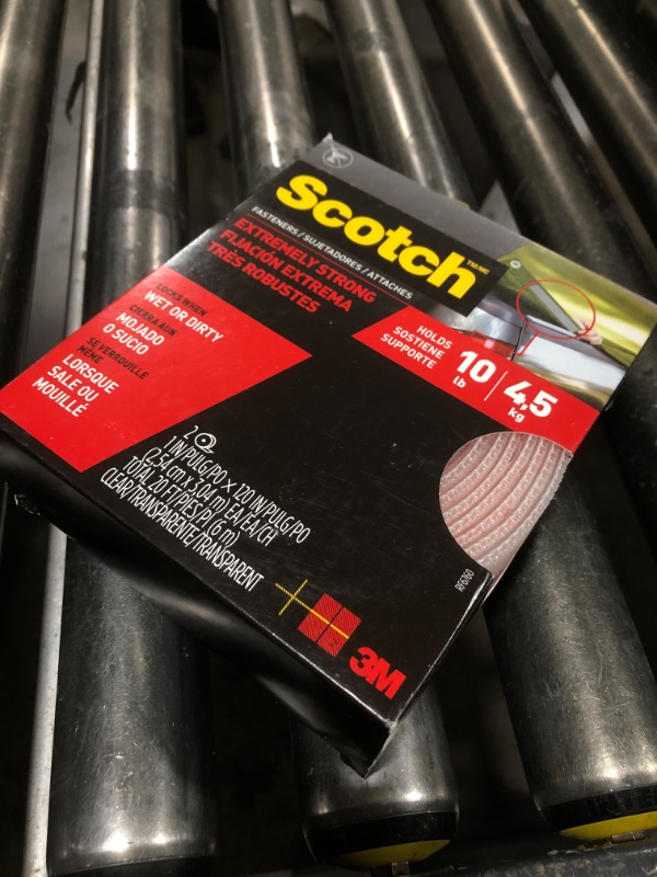 Photo 1 of 3M SJ3560/CLR1333 Scotch SJ3560 Dual Lock 250 Reclosable Fastener: 1" x 10 ft., Clear