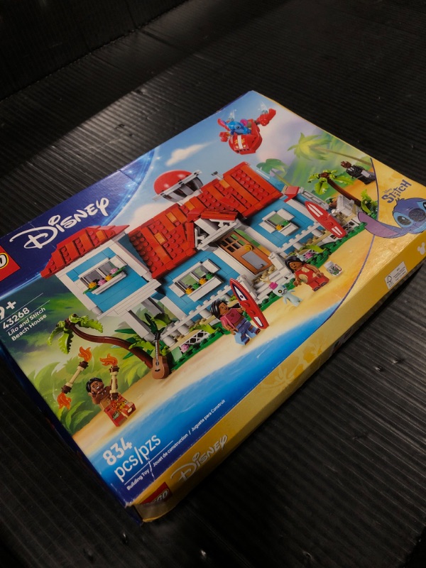 Photo 1 of LEGO Disney Lilo and Stitch Beach House Toy - Building Playset for Kids, Girls and Boys, Ages 9+ - Includes 5 Minifigures - Disney Gift Idea for Fans of Lilo & Stitch Movie