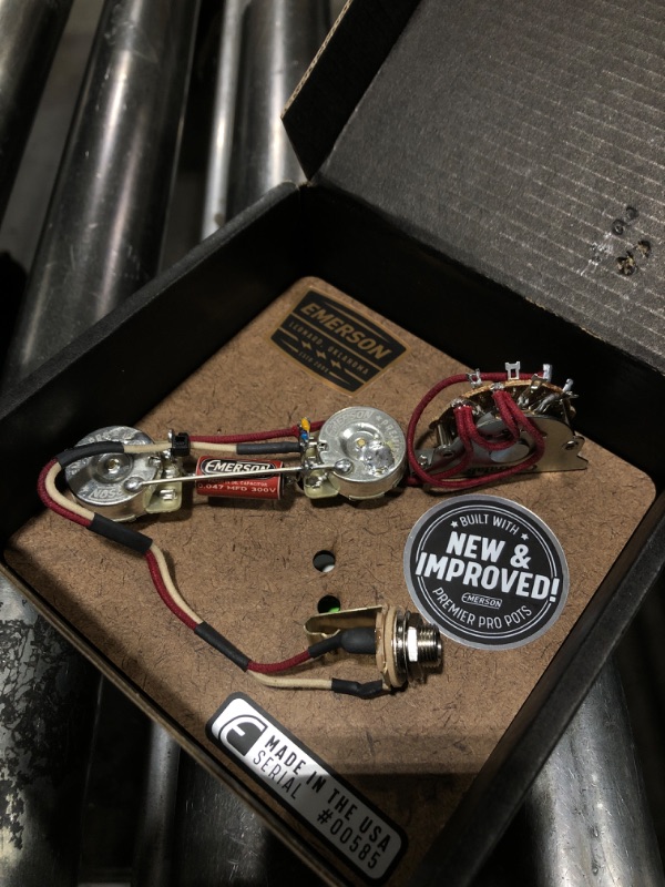 Photo 1 of Emerson Custom 3-Way Prewired Kit for Fender Telecasters - 250k Pots
