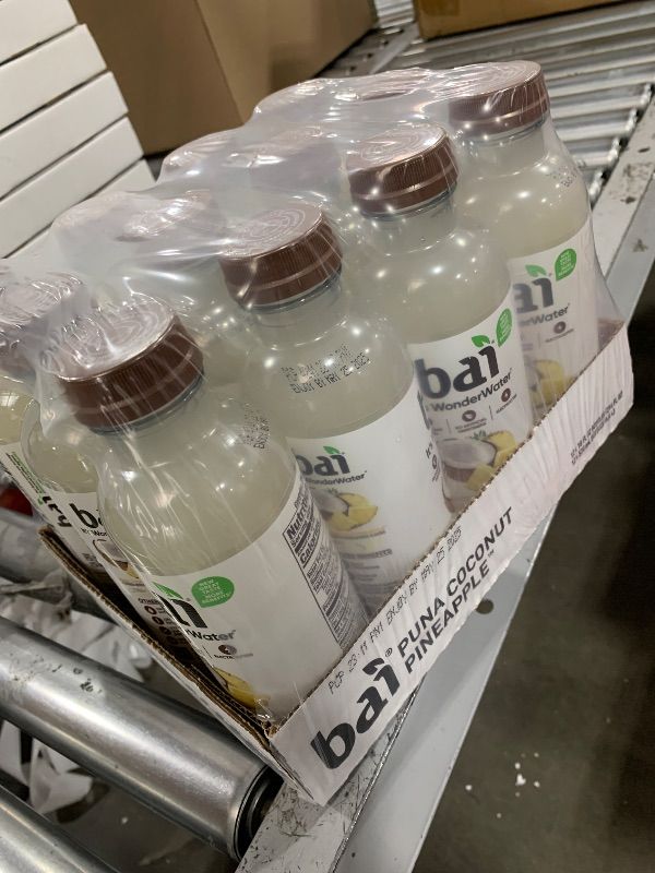 Photo 1 of Bai Antioxidant Infused Water Beverage, Puna Coconut Pineapple, with Vitamin C and No Artificial Sweeteners, 18 Fluid Ounce Bottle, 12 Pack