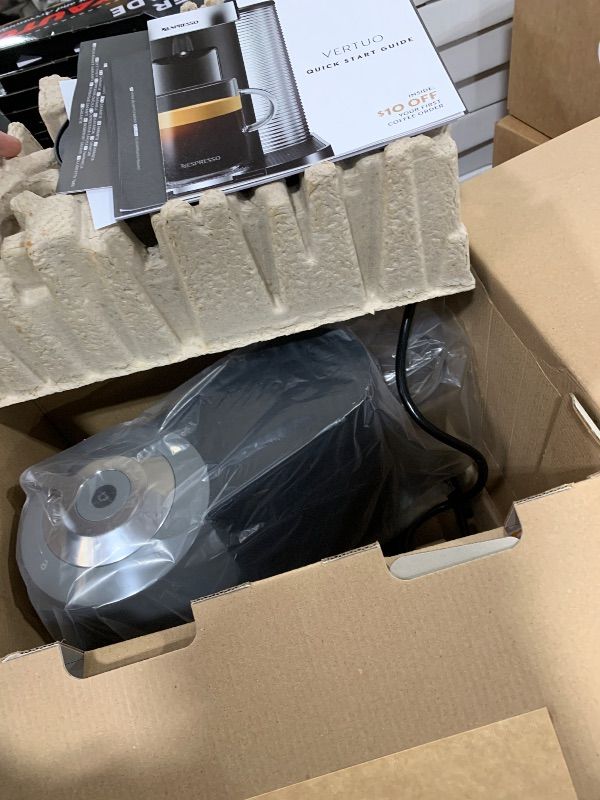 Photo 1 of Nespresso Vertuo Next Coffee and Espresso Maker, Machine Only, Dark Gray