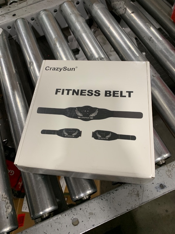 Photo 1 of CrazySun Ab Stimulator Belt, Tactical x Abs Stimulator Muscle Toner Home Office Workout Equipment for Abdomen Orange