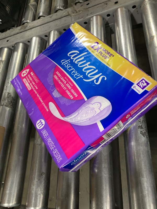 Photo 1 of Always Discreet, Incontinence Liners, Very Light, Long Length, 111 Count, 111 Count