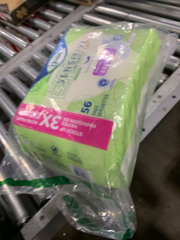 Photo 1 of TENA Sensitive Care Maximum Absorbency Incontinence/Bladder Control Pad for Women, Regular Length, 56 Count
