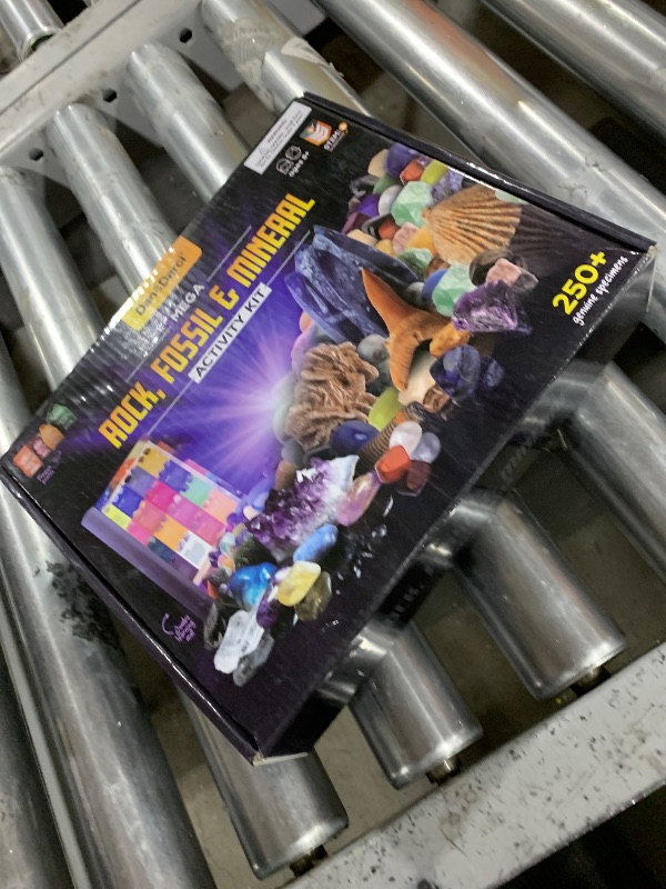 Photo 1 of Rock Collection for Kids - Includes 250+ Bulk Rocks, Gemstones & Crystals + Genuine Fossils and Minerals - 2 Lbs. - Geology Science STEM Toys, Gifts for Boys & Girls Ages 6+. Earth Science Activity